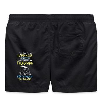 Astronomie - Badeshorts - Schwarz - Hinten