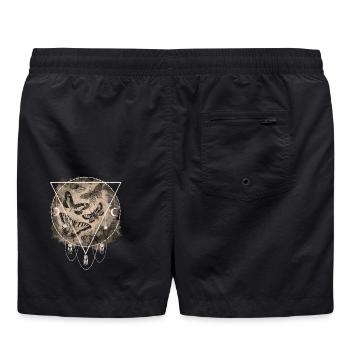 Papillons Vintage - Short de bain - noir - Dos