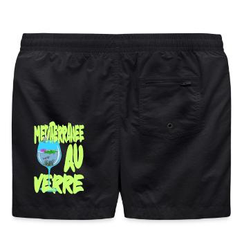 Méditerranée au Verre - Suréalisme petiteToulon - Short de bain - noir - Dos