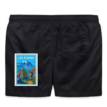 Mountainbiken in den Écrins - Badeshorts - Schwarz - Hinten