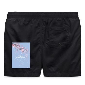 Pas de pluie pas de fleurs Cerisier Fleur - Short de bain - noir - Dos