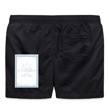 Citation de fleurs - Short de bain - noir - Dos