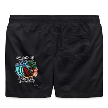 Victime du surf - Short de bain - noir - Dos
