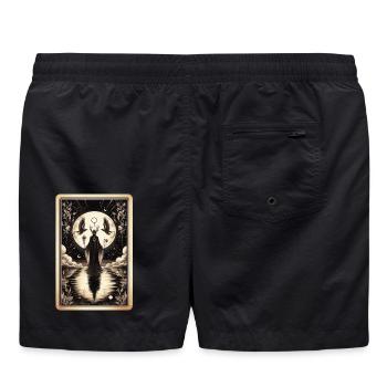 Cercle mystique de la reine de la nuit - Short de bain - noir - Dos