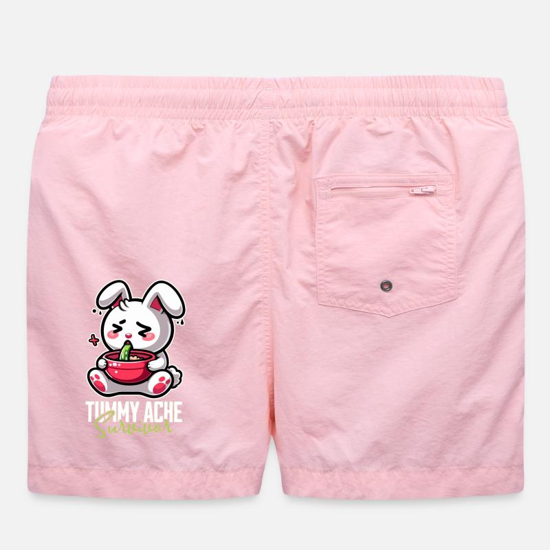 Survivant du mal de ventre - Conception de lapin drôle Short de bain