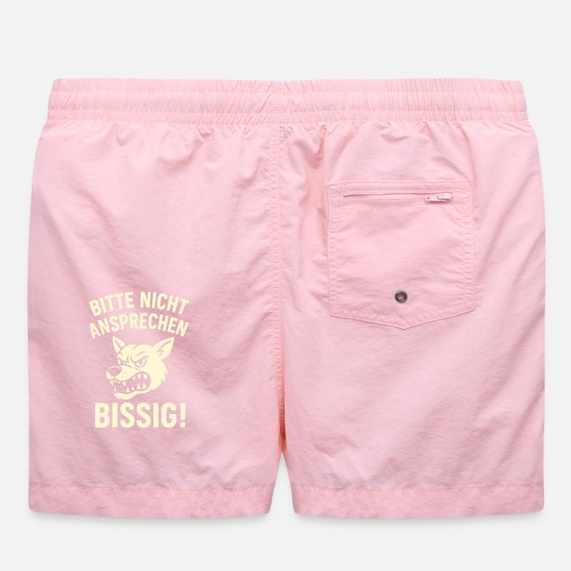 Please do not talk to them Swim Trunks