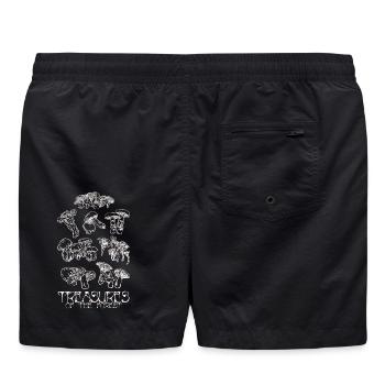 SCHÄTZE DES WALDES - Badeshorts - Schwarz - Hinten
