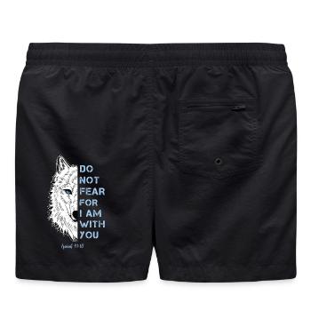 Citation religieuse - Short de bain - noir - Dos