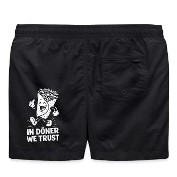 In Döner We Trust – le Snack le Plus Sacré du Monde - Short de bain - noir - Dos