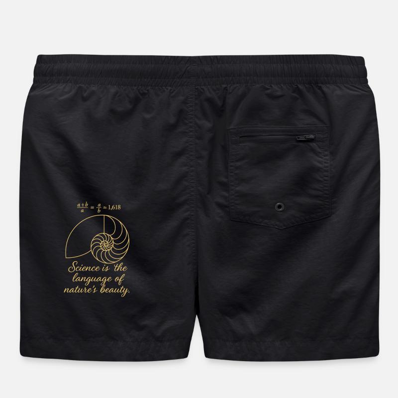 Coque de Fibonacci - Short de bain - noir