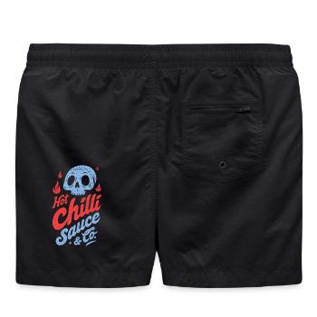 Design de la sauce piment Blue Skull - Short de bain - noir - Dos