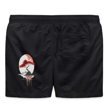 Île asiatique - Short de bain - noir - Dos