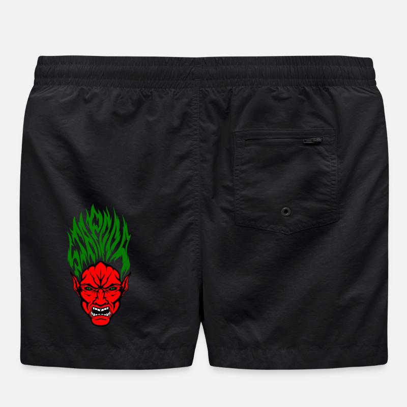 Stapooa Dämon Farbe Badeshorts