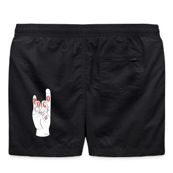 Auf geht's Pogo - Badeshorts - Schwarz - Hinten