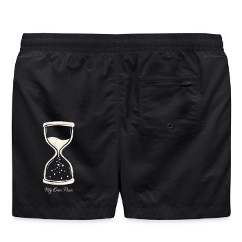 My Own Pace Hourglass Stars - Badeshorts - Schwarz - Hinten