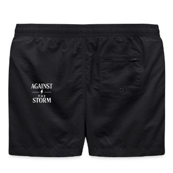 Lettrage puissant par vent de face - Short de bain - noir - Dos