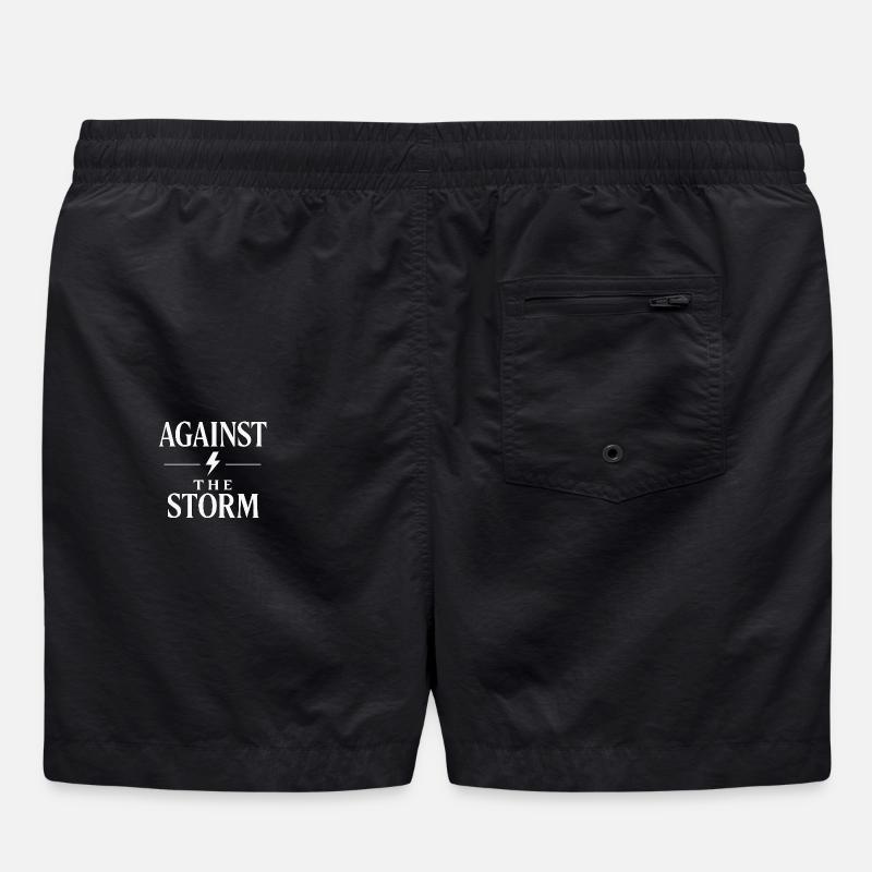 Powerful headwind lettering - Swim Trunks - black