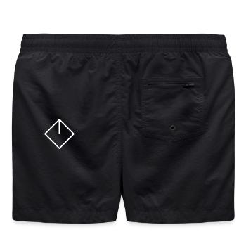 cor white - Badeshorts - Schwarz - Hinten