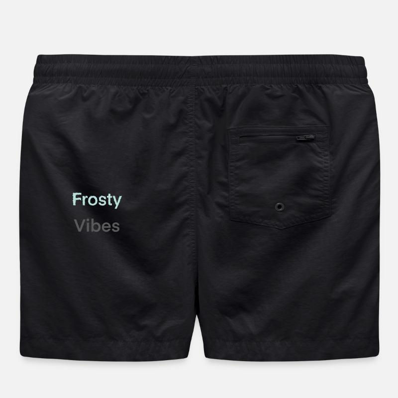 Vibrations glaciales - Short de bain - noir