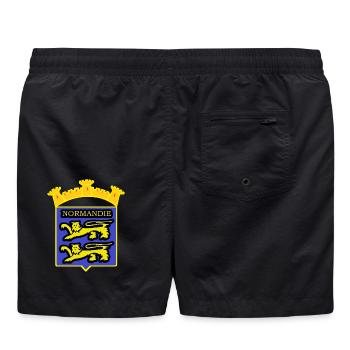 ECUSSON NORMANDIE - Short de bain - noir - Dos