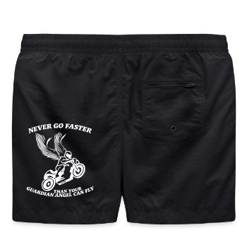 N’allez jamais plus vite que votre ange gardien ne peut voler - Short de bain - noir - Dos