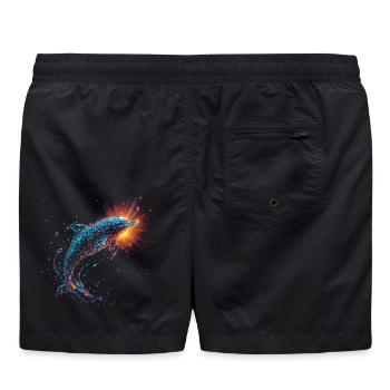 Delfin - Badeshorts - Schwarz - Hinten
