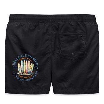 Surf Belle Ile en Mer Logo Circulaire - Short de bain - noir - Dos