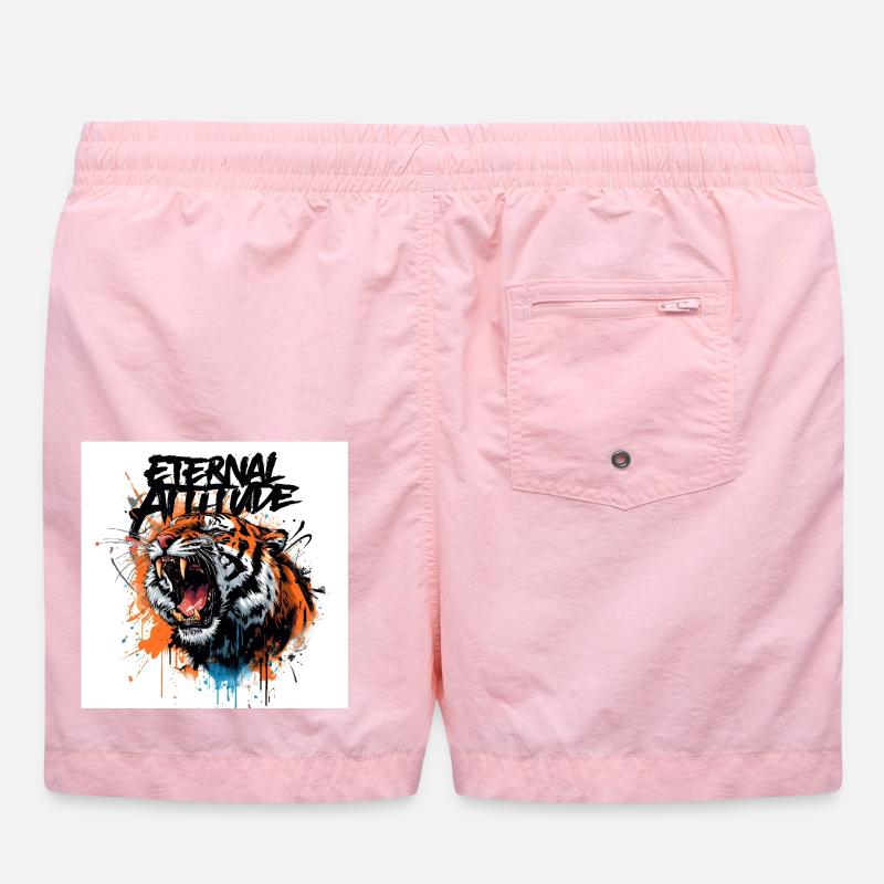 Eternal Tiger Pose Swim Trunks