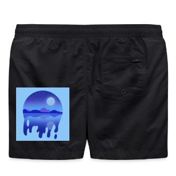  nocturne lacustre - Short de bain - noir - Dos