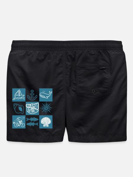St Trop is calling - Swim Trunks - black