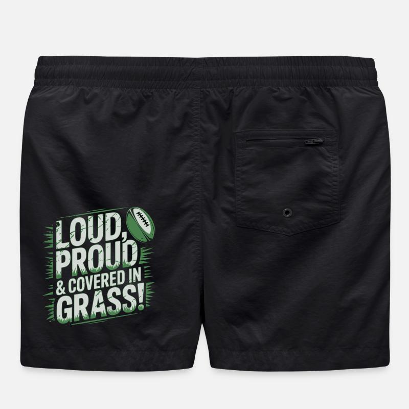 Bruyant, fier et couvert d’herbe Short de bain