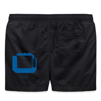 Bielefeld Stadion - Badeshorts - Schwarz - Hinten