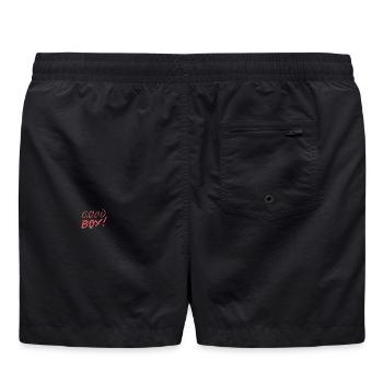 Good Boy for a Good Boy - Badeshorts - Schwarz - Hinten - AI Model Male 185 light (185cm)