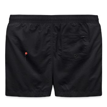 Fröhlicher Ballon Smile - Badeshorts - Schwarz - Hinten