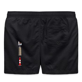 Phares Ameland, Terschelling, Marches - Short de bain - noir - Dos