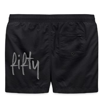 50 cinquante cadeau d'anniversaire numéro cinquante - Short de bain - noir - Dos