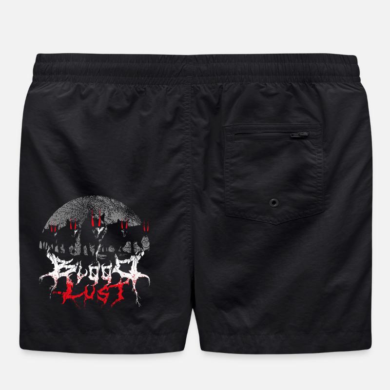 Bloodlust Wolf Pack - Swim Trunks - black