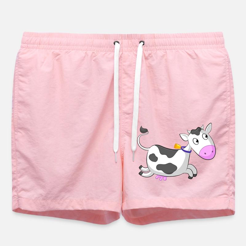 Galloping comique de vache - Short de bain - rose
