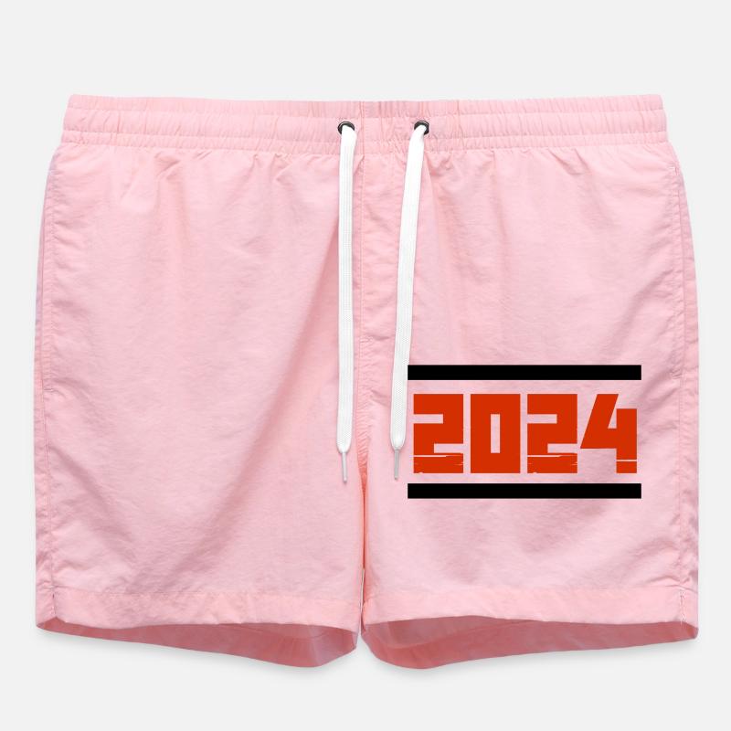 2024 - Short de bain - rose