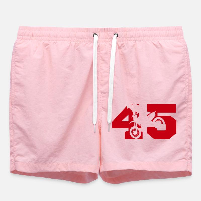 Moto 45 biker - Swim Trunks - pink