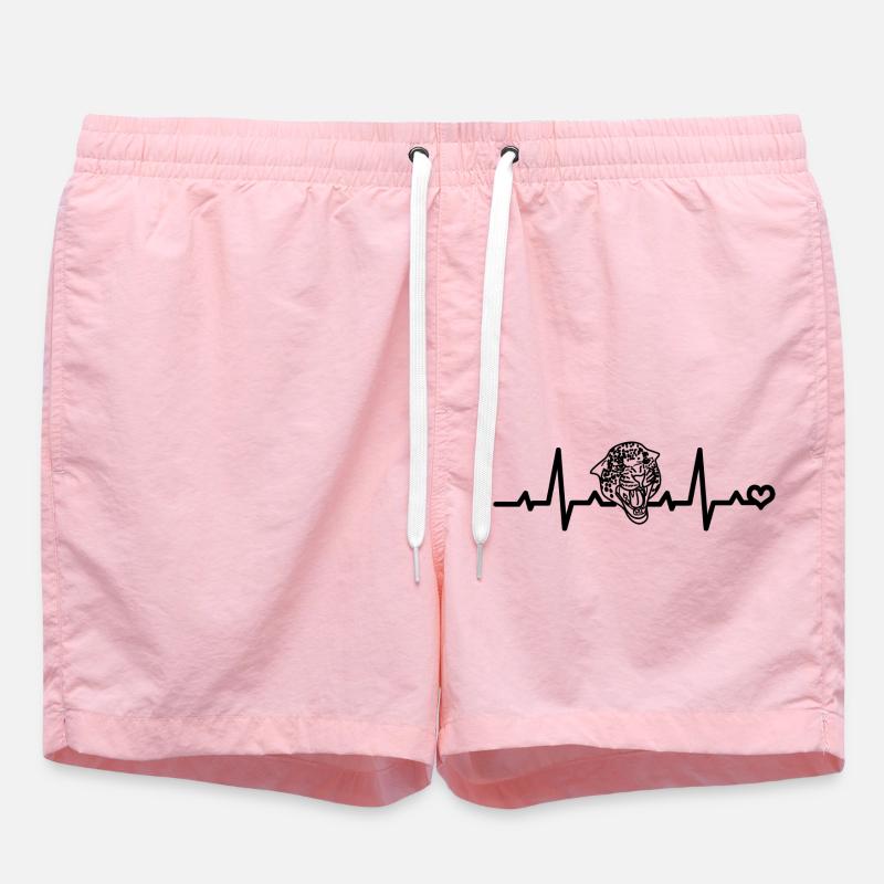 Fréquence cardiaque Jaguar - Short de bain - rose