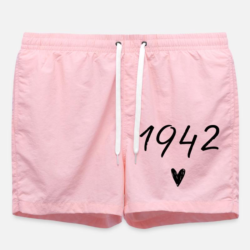 1942 coeur anniversaire - Short de bain - rose