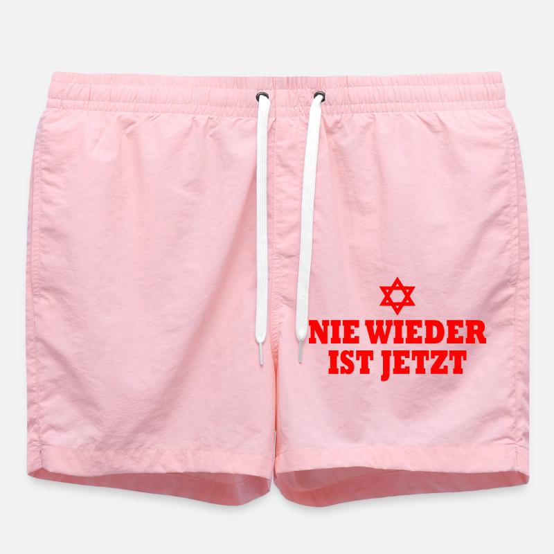 Never again is now - Swim Trunks - pink
