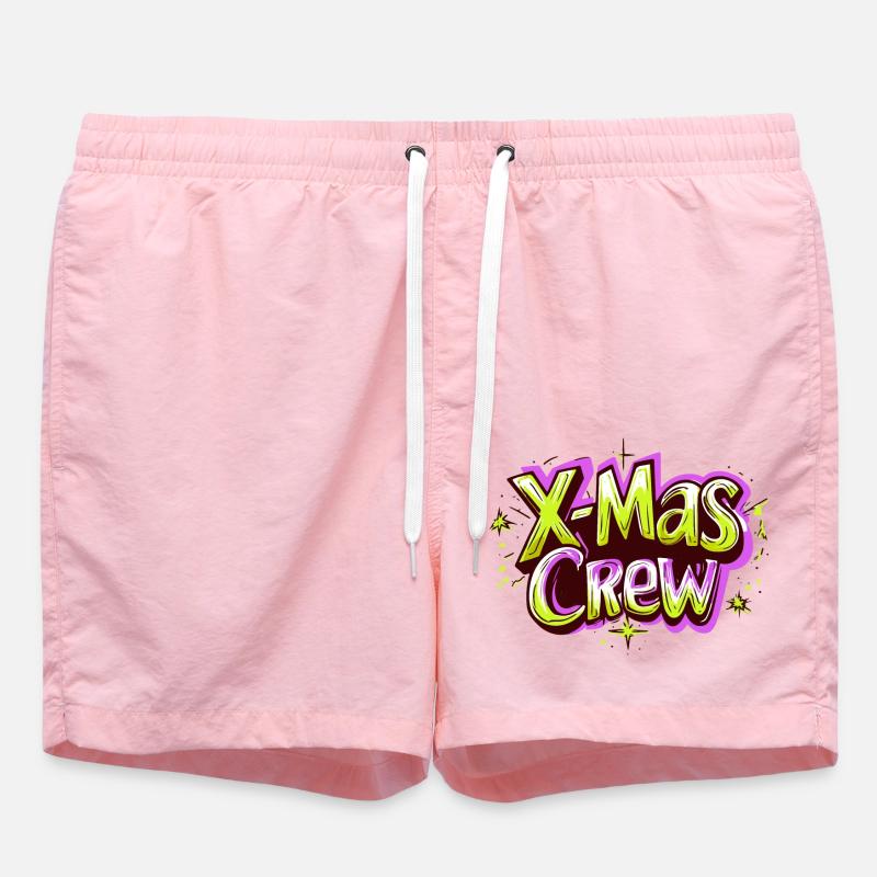 Équipage de Noël - Short de bain - rose