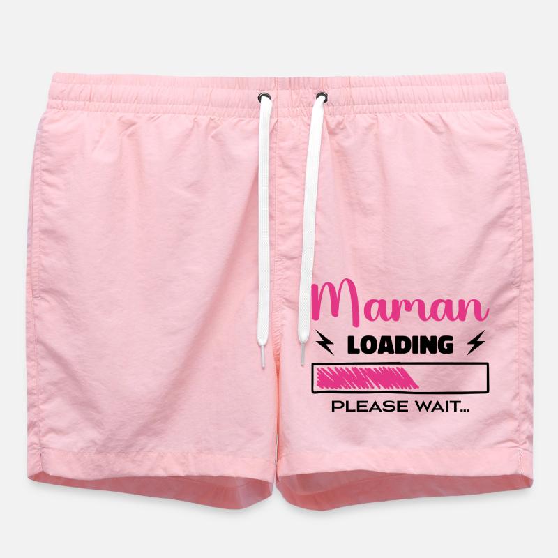 Maman loading Please Wait... - Short de bain - rose
