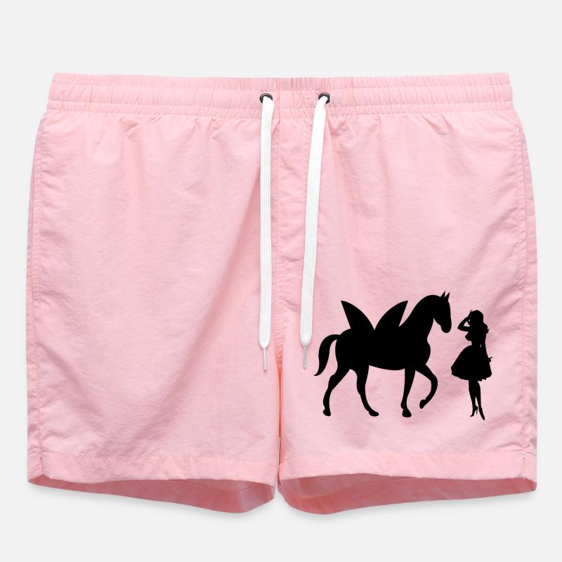 Cheval - Short de bain - rose