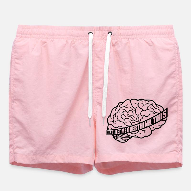 Let me overthink this - Badeshorts - Pink