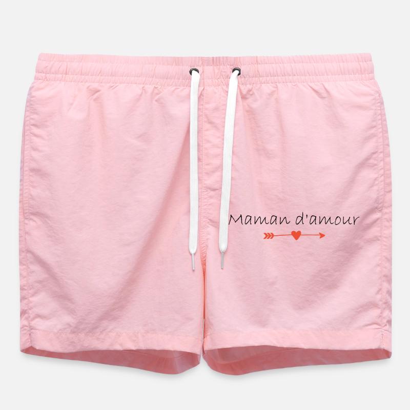 Maman d'amour - Short de bain - rose