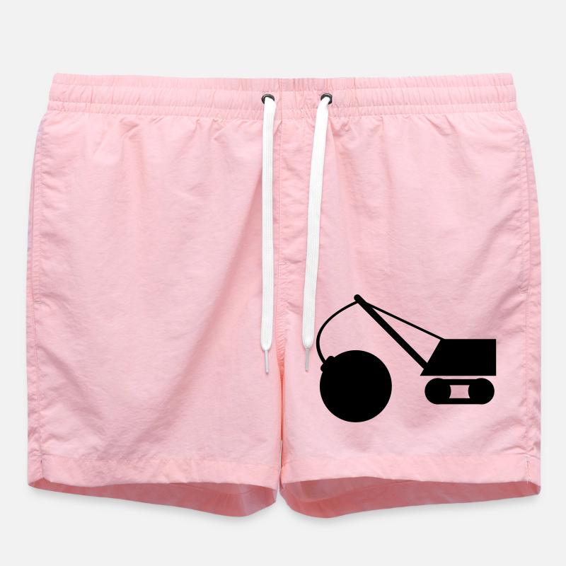 abrissbirne_1c - Short de bain - rose