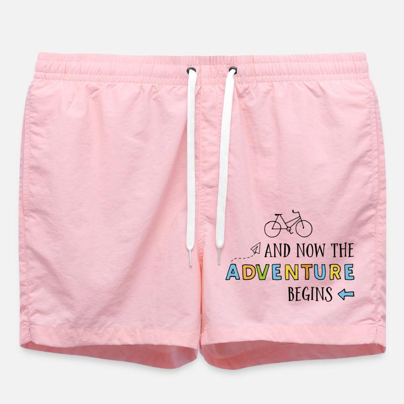 Drôles de proverbes pour les cyclistes - Short de bain - rose